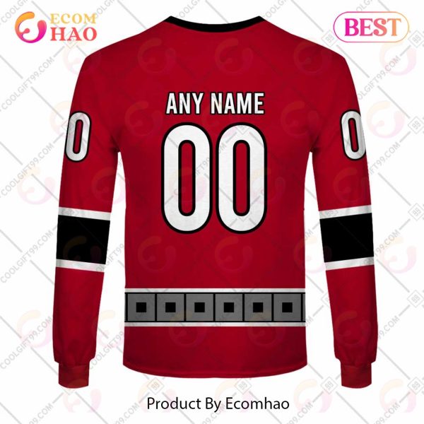 Personalized NHL Carolina Hurricanes Reverse Retro 2223 Style 3D Hoodie