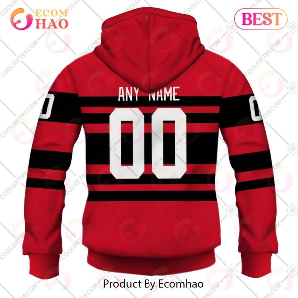 Personalized NHL Detroit Red Wings Reverse Retro 2223 Style 3D Hoodie
