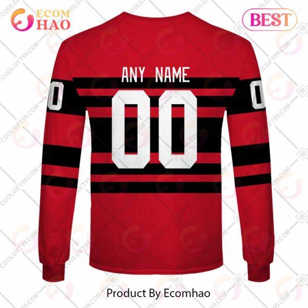 Personalized NHL Detroit Red Wings Reverse Retro 2223 Style 3D Hoodie