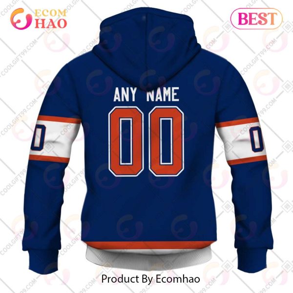 Personalized NHL Edmonton Oilers Reverse Retro 2223 Style 3D Hoodie