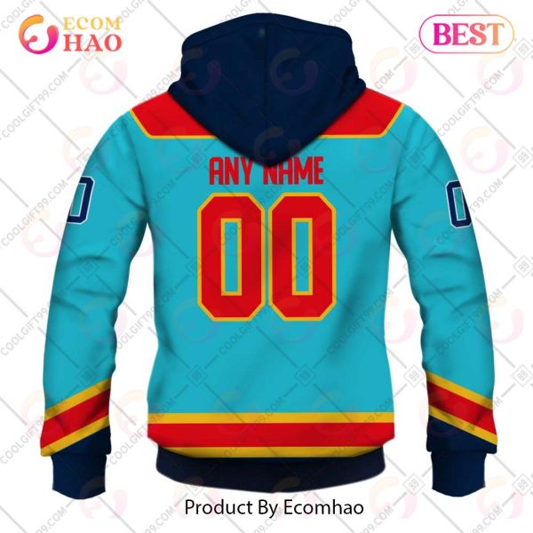 Personalized NHL Florida Panthers Reverse Retro 2223 Style 3D Hoodie