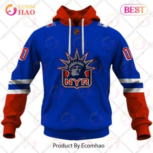 Personalized NHL New York Rangers Reverse Retro 2223 Style 3D Hoodie