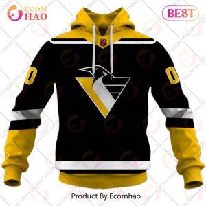 Personalized NHL Pittsburgh Penguins Reverse Retro 2223 Style 3D Hoodie