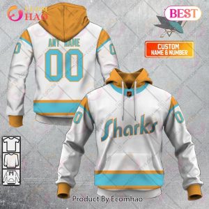 Personalized NHL San Jose Sharks Reverse Retro 2223 Style 3D Hoodie