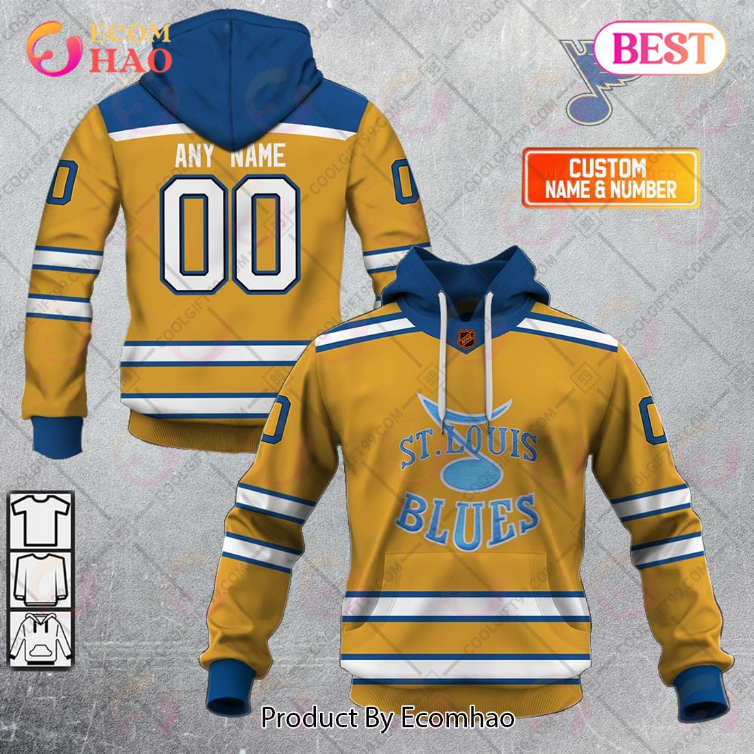 Personalized NHL Winnipeg Jets Reverse Retro 2223 Style 3D Hoodie