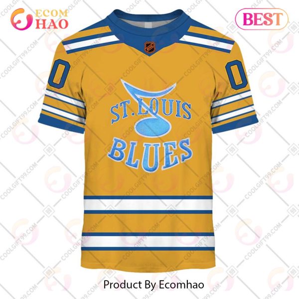 Personalized NHL St. Louis Blues Reverse Retro 2223 Style 3D Hoodie
