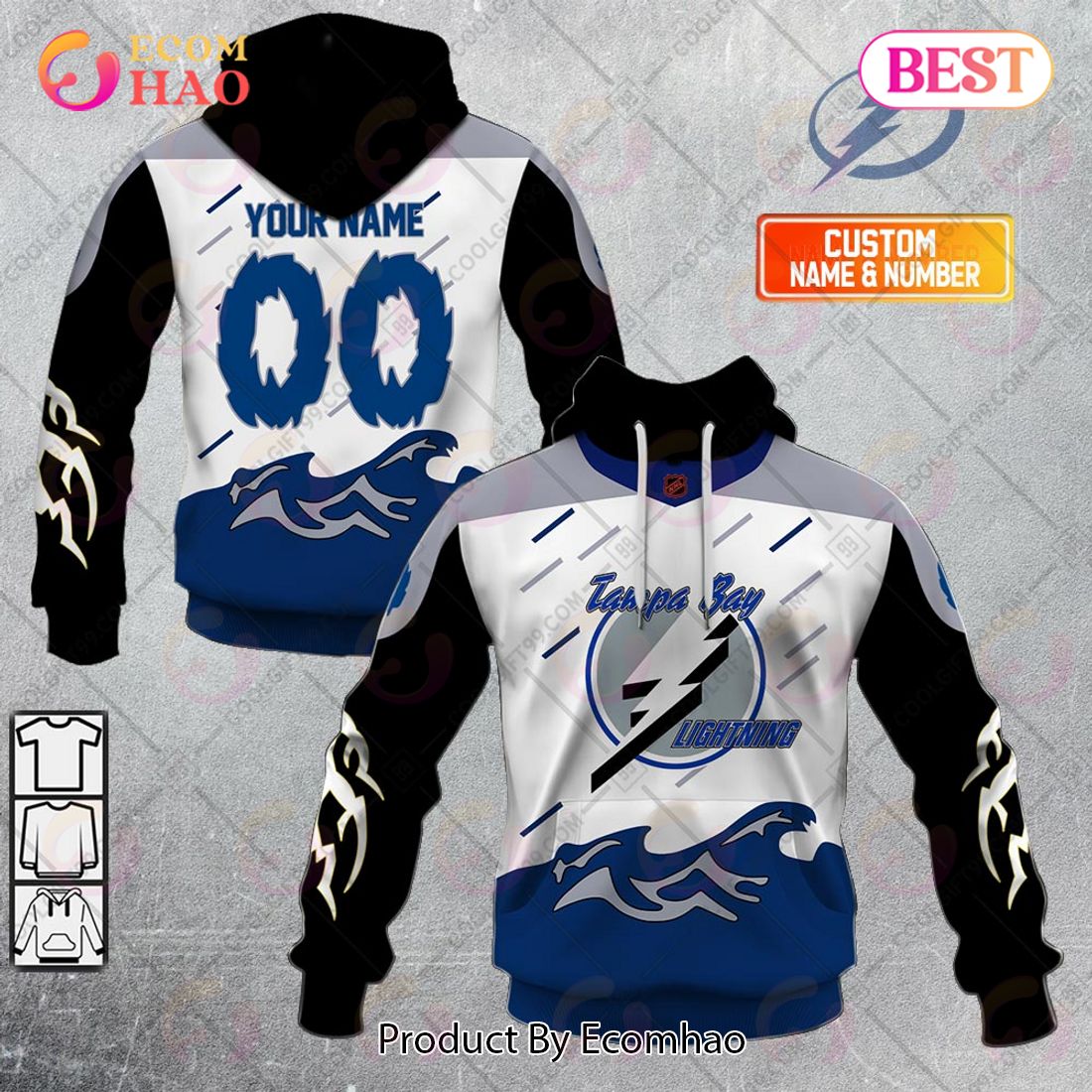 Personalized NHL Winnipeg Jets Reverse Retro 2223 Style 3D Hoodie