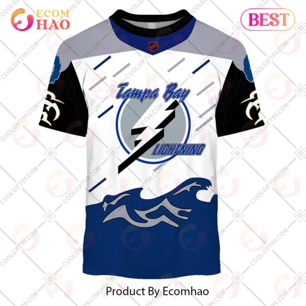 Personalized NHL Tampa Bay Lightning Reverse Retro 2223 Style 3D Hoodie