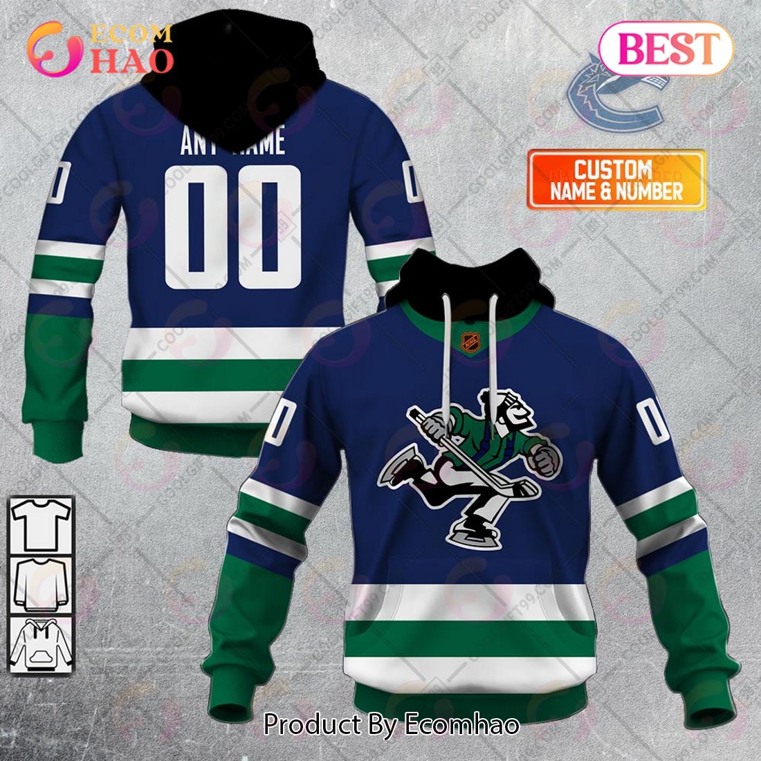 Personalized NHL St. Louis Blues Reverse Retro 2223 Style 3D Hoodie