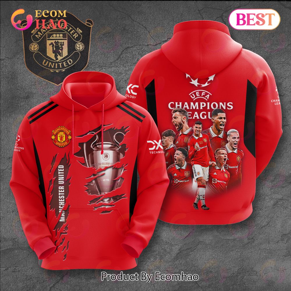 Manchester United UEFA Champions League 3D Apparels