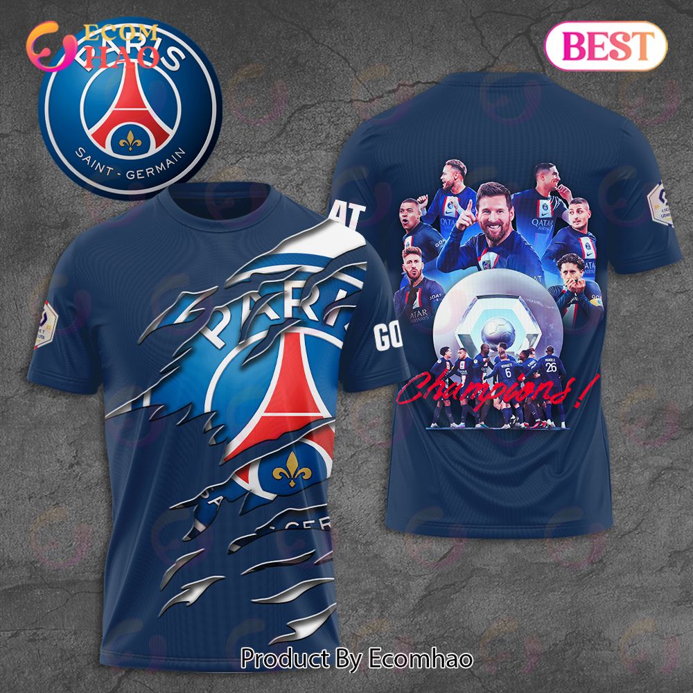 Paris Saint-Germain Champions 3D Apparels