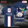 Paris Saint-Germain Champions 3D Apparels Paris Saint-Germain Champions 3D Apparels