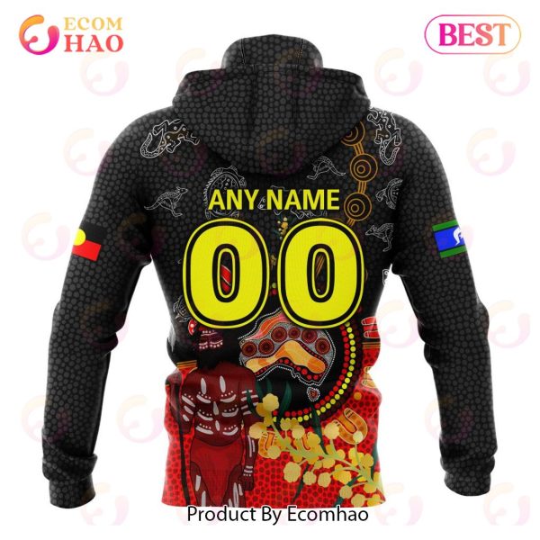 Personalized NRL Canberra Raiders Special Design For NAIDOC Week For Our Elders 3D Hoodie