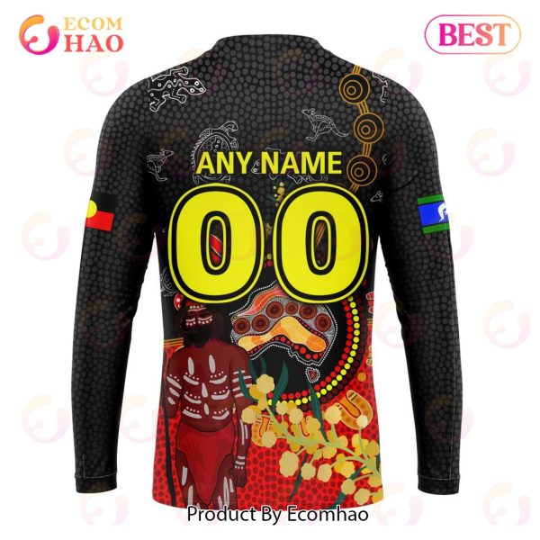 Personalized NRL Canberra Raiders Special Design For NAIDOC Week For Our Elders 3D Hoodie