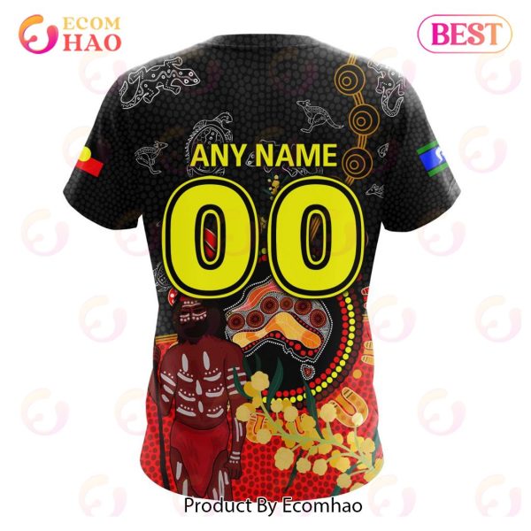 Personalized NRL Canberra Raiders Special Design For NAIDOC Week For Our Elders 3D Hoodie