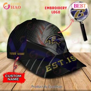 NFL Baltimore Ravens By Age And Year Established Custom Name Embroidery Cap