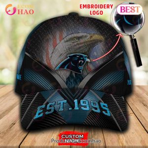 NFL Carolina Panthers By Age And Year Established Custom Name Embroidery Cap