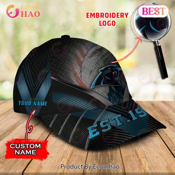 NFL Carolina Panthers By Age And Year Established Custom Name Embroidery Cap
