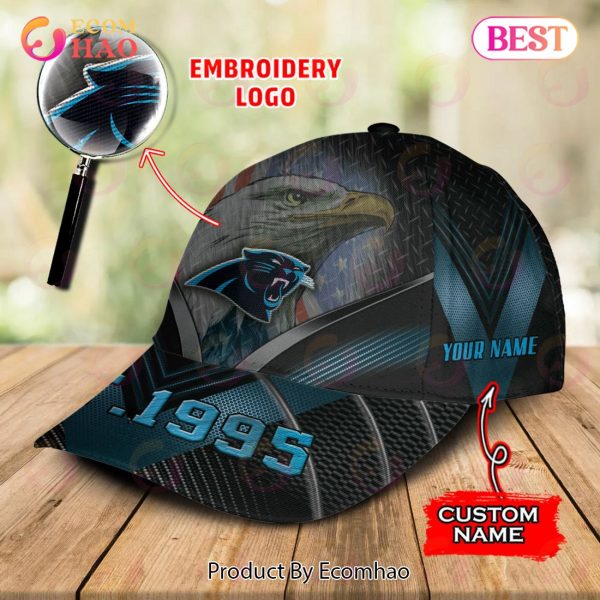 NFL Carolina Panthers By Age And Year Established Custom Name Embroidery Cap
