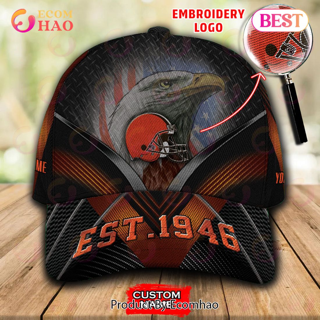 NFL Buffalo Bills By Age And Year Established Custom Name Embroidery Cap