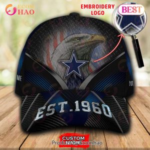 NFL Dallas Cowboys By Age And Year Established Custom Name Embroidery Cap