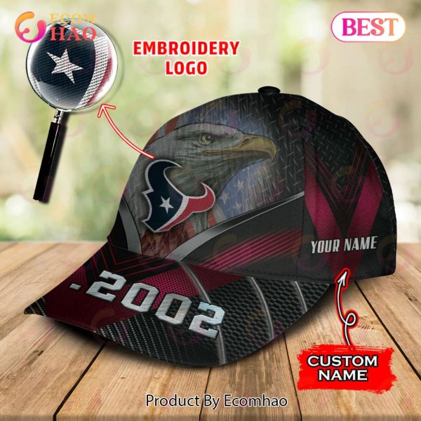 NFL Houston Texans By Age And Year Established Custom Name Embroidery Cap