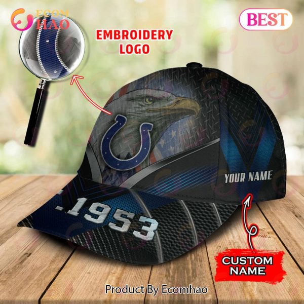 NFL Indianapolis Colts By Age And Year Established Custom Name Embroidery Cap