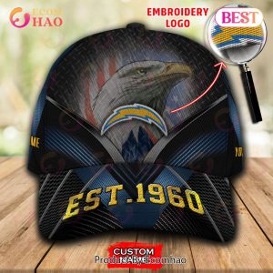 NFL Los Angeles Chargers By Age And Year Established Custom Name Embroidery Cap