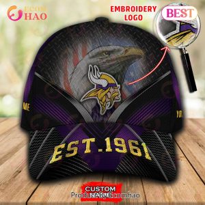 NFL Minnesota Vikings By Age And Year Established Custom Name Embroidery Cap