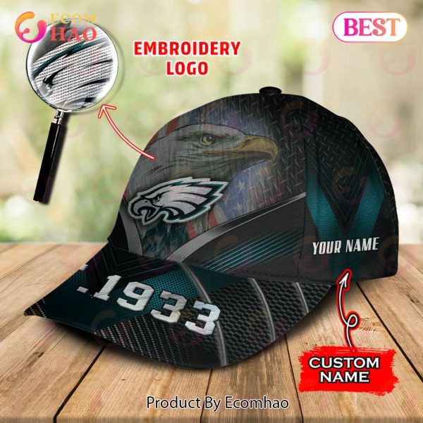 NFL Philadelphia Eagles By Age And Year Established Custom Name Embroidery Cap