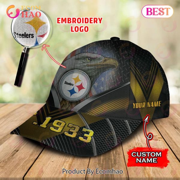 NFL Pittsburgh Steelers By Age And Year Established Custom Name Embroidery Cap