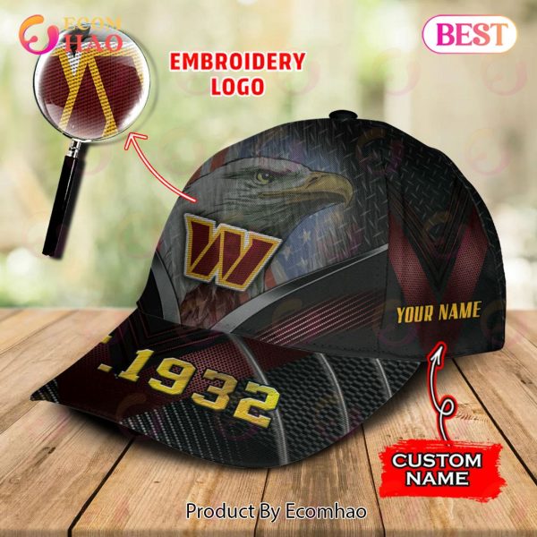 NFL Washington Commanders By Age And Year Established Custom Name Embroidery Cap
