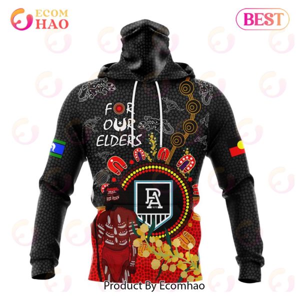 Personalized AFL Port Adelaide Football Club Special Design For NAIDOC Week For Our Elders 3D Hoodie