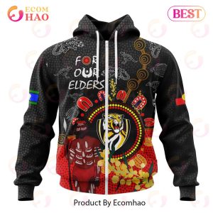 Personalized AFL Richmond Tigers Special Design For NAIDOC Week For Our Elders 3D Hoodie