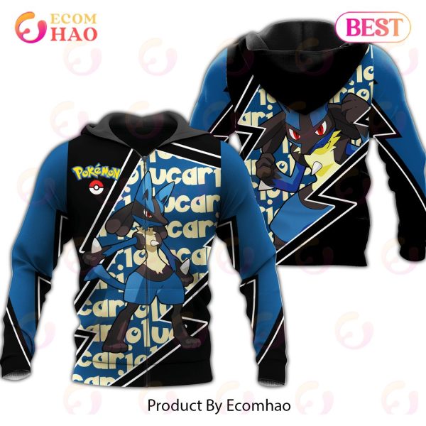 Lucario Zip Hoodie Costume Pokemon