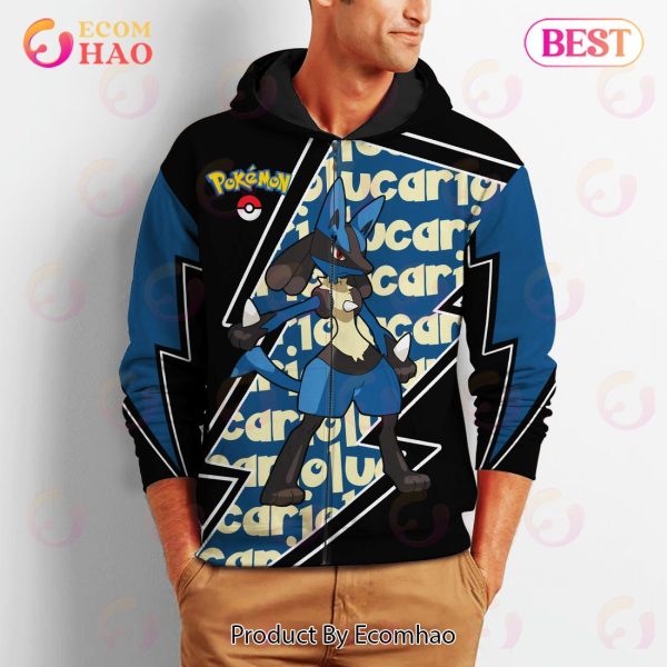 Lucario Zip Hoodie Costume Pokemon