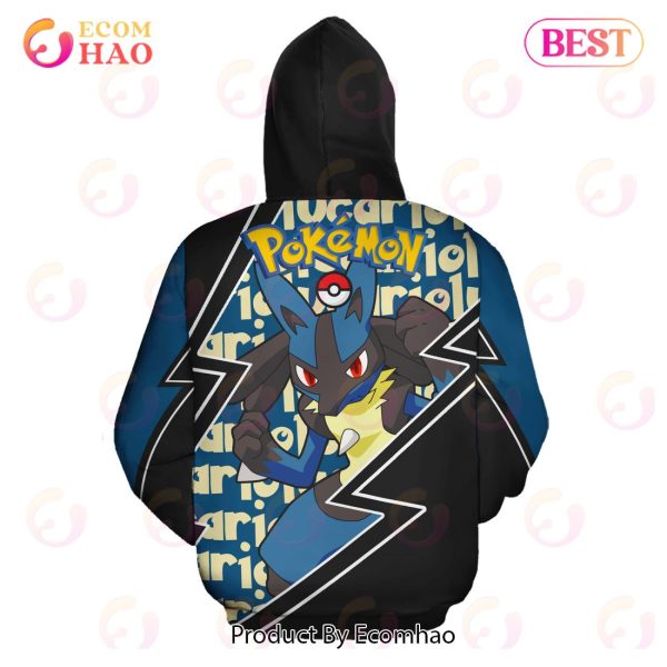 Lucario Zip Hoodie Costume Pokemon