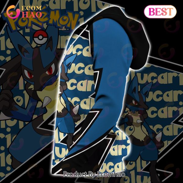 Lucario Zip Hoodie Costume Pokemon