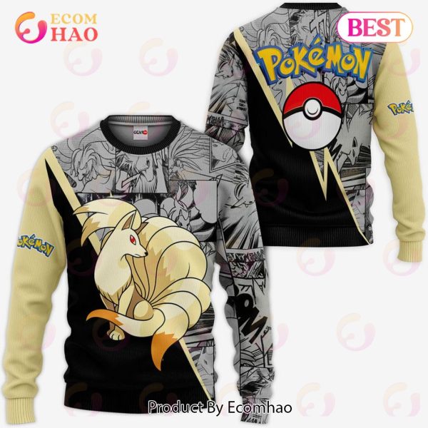 Ninetales Hoodie Custom Anime Pokemon Mix Manga