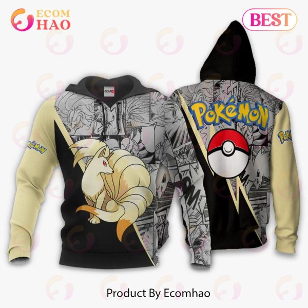 Ninetales Hoodie Custom Anime Pokemon Mix Manga