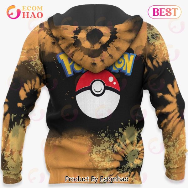 Ninetales Hoodie Custom Pokemon Anime Tie Dye Style