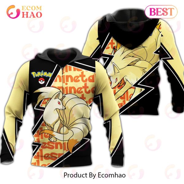 Ninetales Zip Hoodie Costume Pokemon