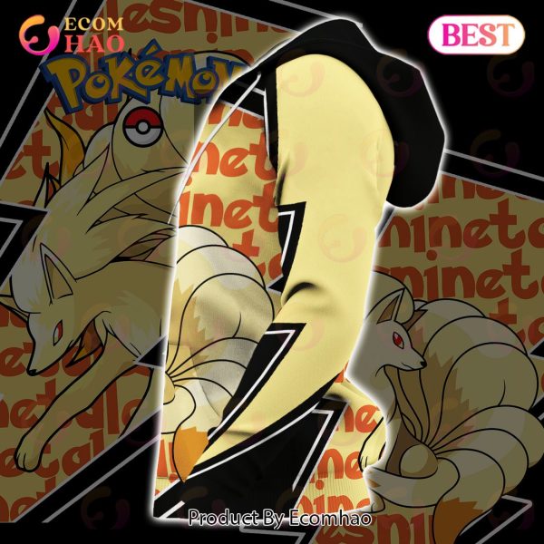 Ninetales Zip Hoodie Costume Pokemon