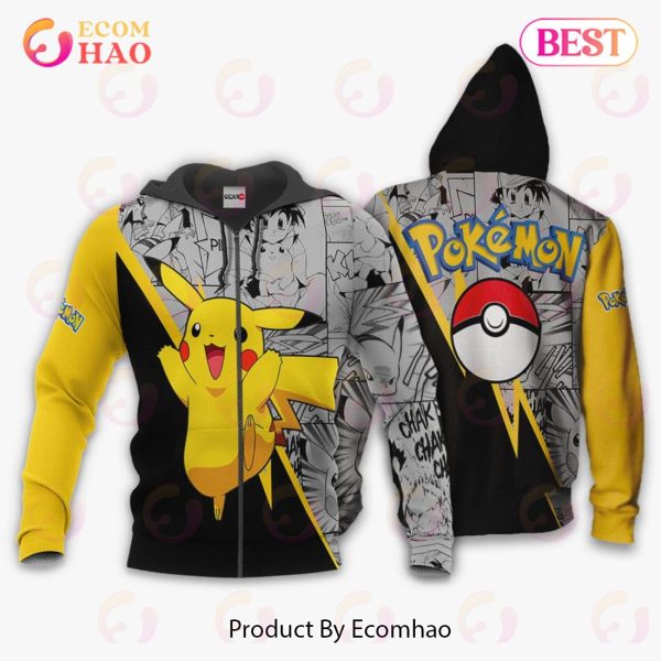 Pikachu Hoodie Custom Anime Mix Manga Pokemon