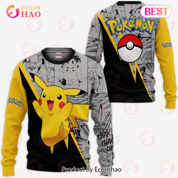 Pikachu Hoodie Custom Anime Mix Manga Pokemon