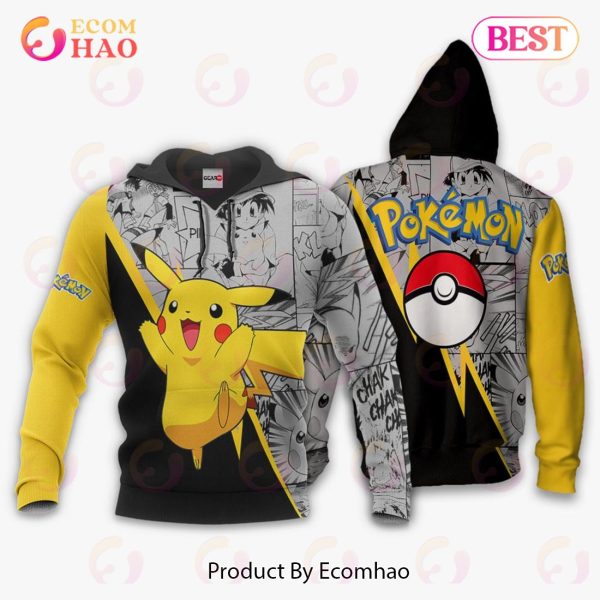 Pikachu Hoodie Custom Anime Mix Manga Pokemon