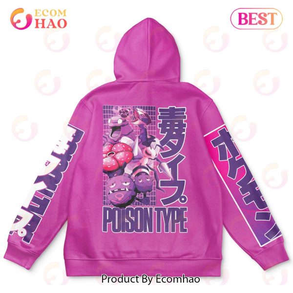 Poison Type Pokemon Streetwear Hoodie