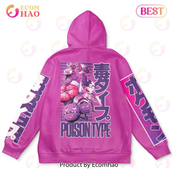 Poison Type Pokemon Streetwear Hoodie