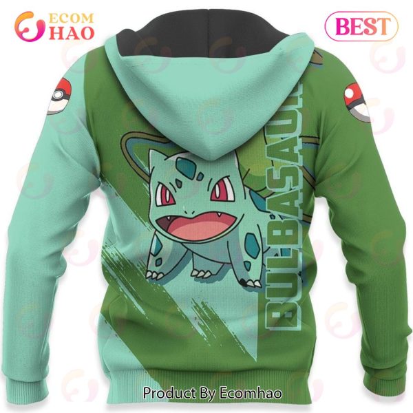 Pokemon Bulbasaur Hoodie Custom Anime Zip Jacket