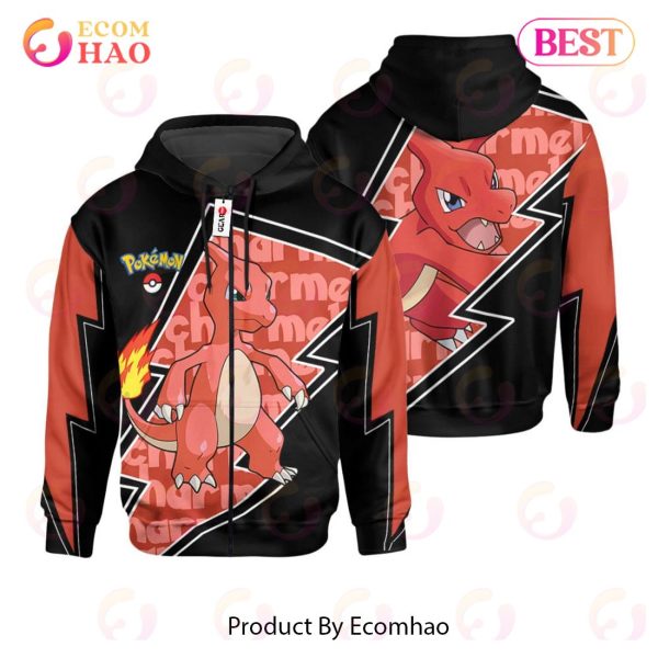 Pokemon Charmeleon Custom Anime Hoodie
